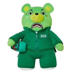 Sprayground Squid Game Collab Contestant Moneybear Backpack